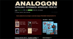 Desktop Screenshot of analogon.cz