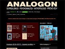 Tablet Screenshot of analogon.cz